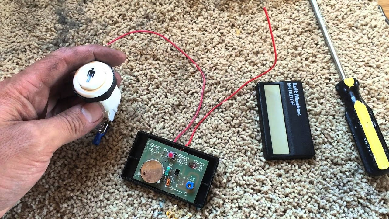 Honda Ruckus Garage Door Opener Mod