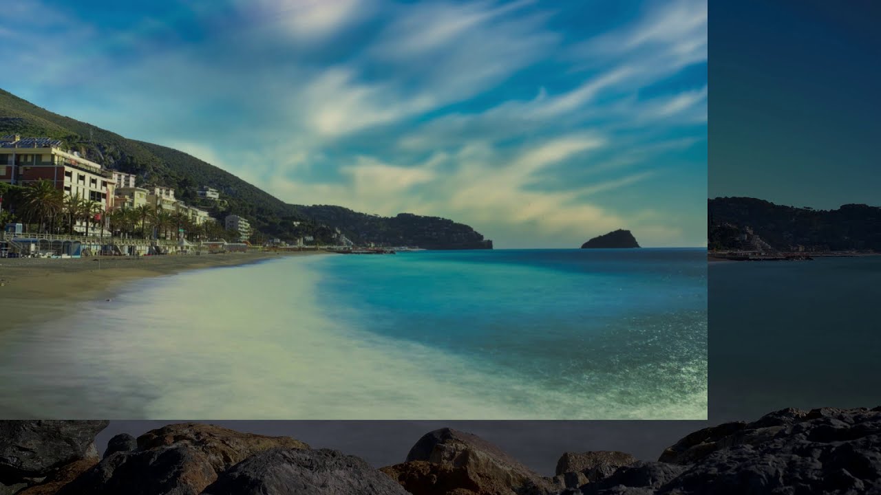 Spotorno (Liguria),  dall'alba al tramonto di una tranquilla giornata estiva...