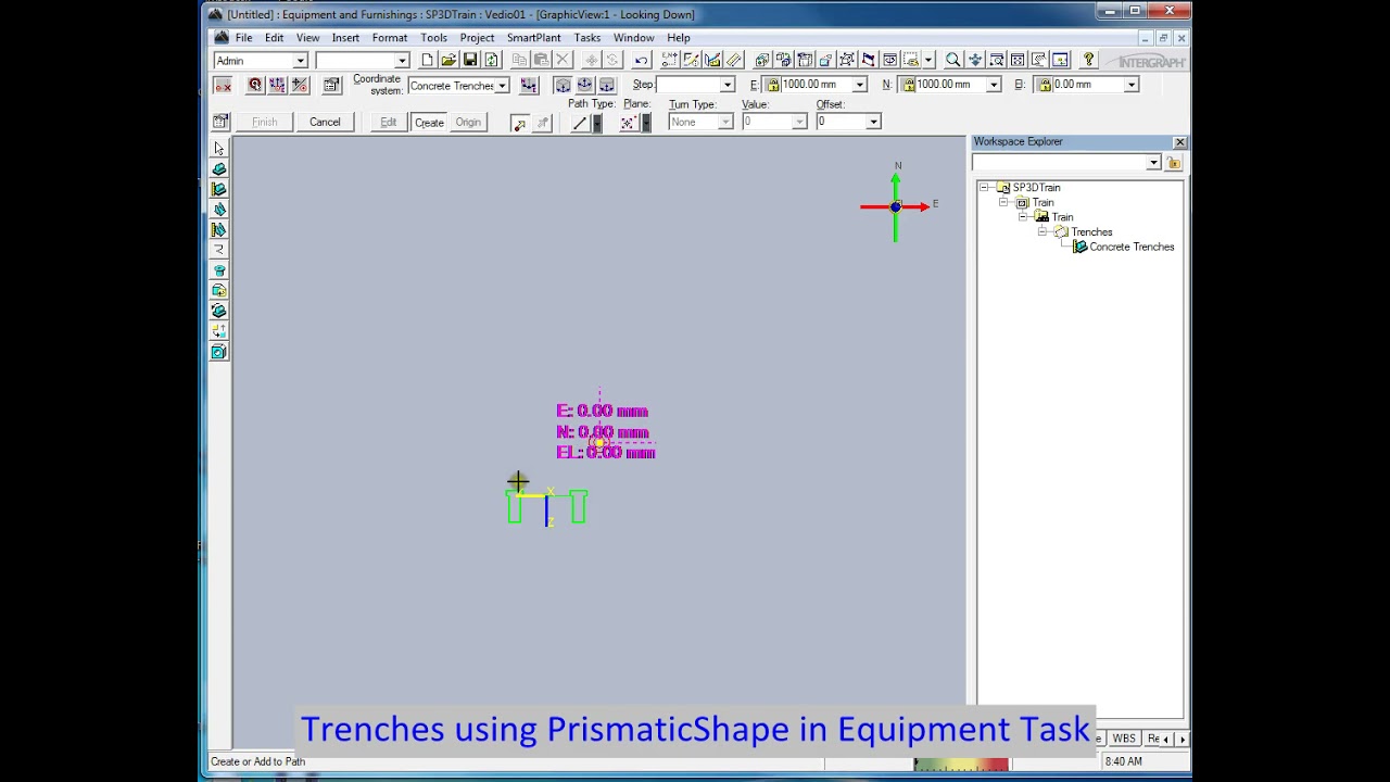SP3D # ConcreteTrenches