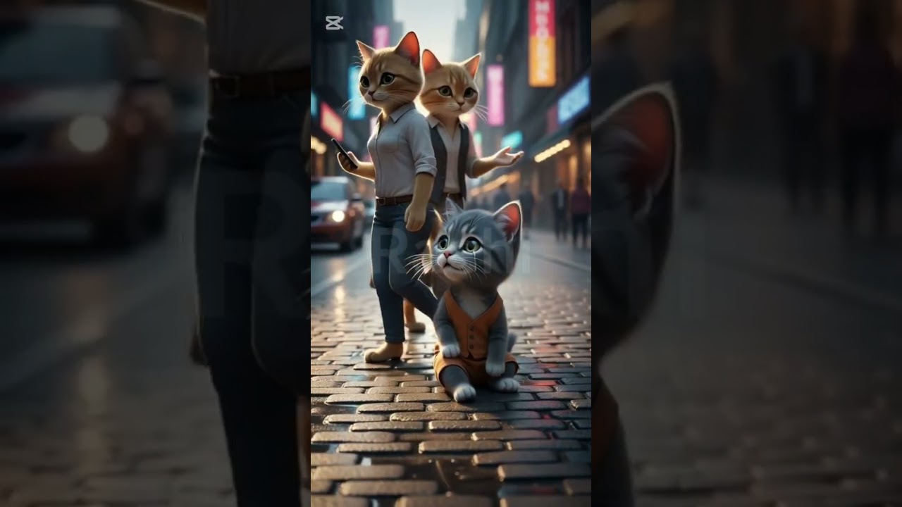 The small cute kitten abondon story a kitten's tale. 