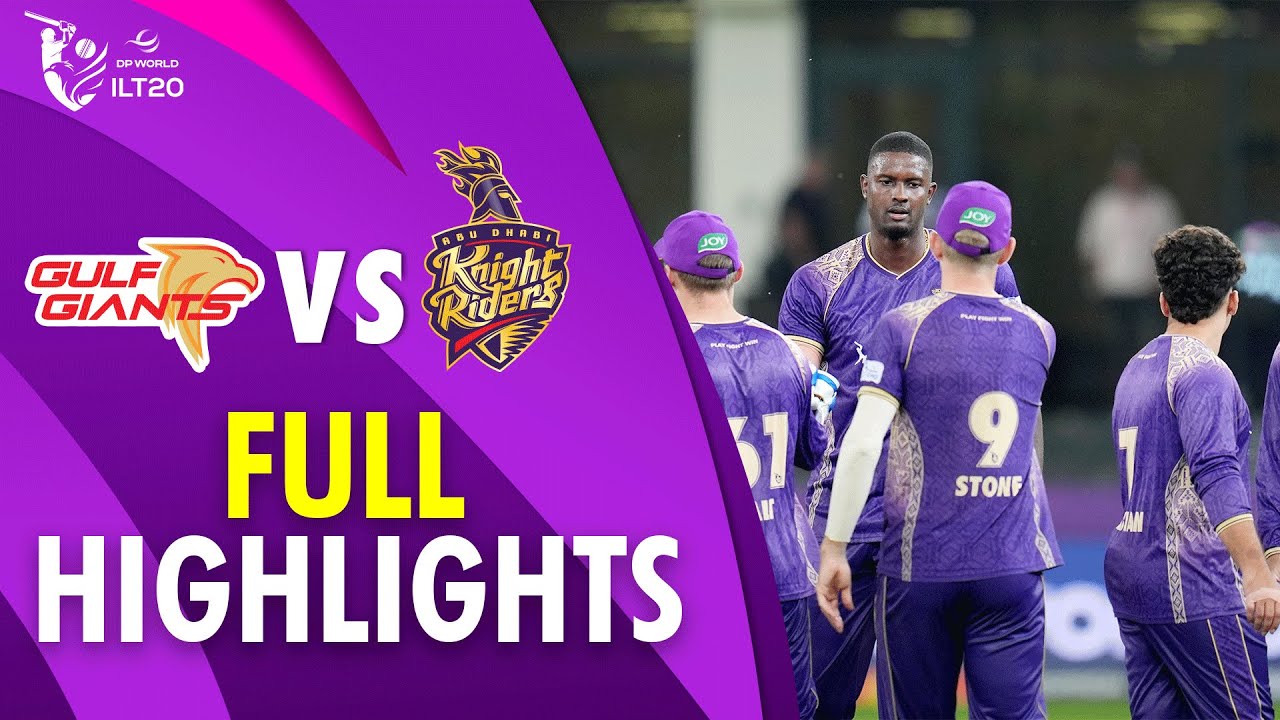 Full Highlights | GG vs ADKR | Match 30 | DP World ILT20 | M3Y1J