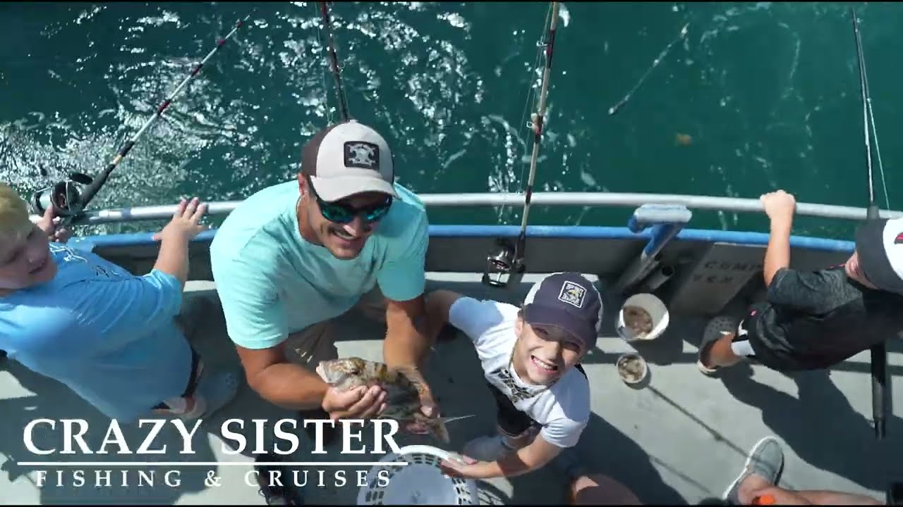 Half Day Sea Bass Fishing Trip in Murrells Inlet | Bottom Fishing Adventure with Crazy Sister Marina