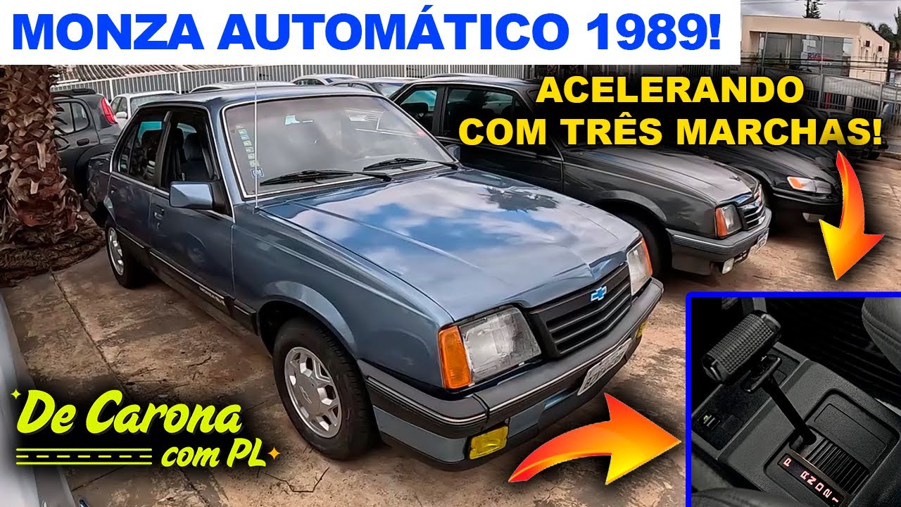 COMO ANDA O MONZA AUTOMÁTICO COM APENAS TRÊS MARCHAS? | DE CARONA COM PL!