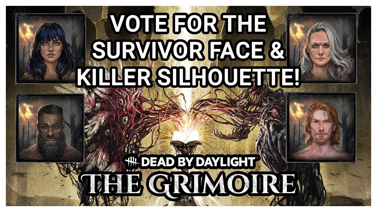 Голосуйте за лицо выжившего и силуэт убийцы в DBD Grimoire! Фаза 2: выберите свою главу!