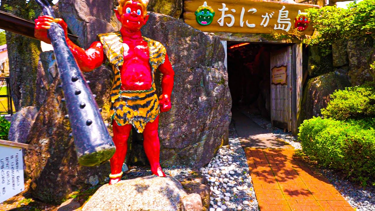 お化け屋敷より不気味で怖い桃太郎のアトラクション「桃太郎の大冒険」岡山県ヒルゼン高原センター・ジョイフルパーク
