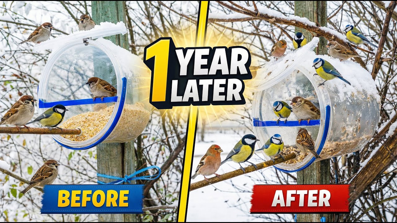 I Made This DIY Bird Feeder 1 Year Ago — Here’s What Happened