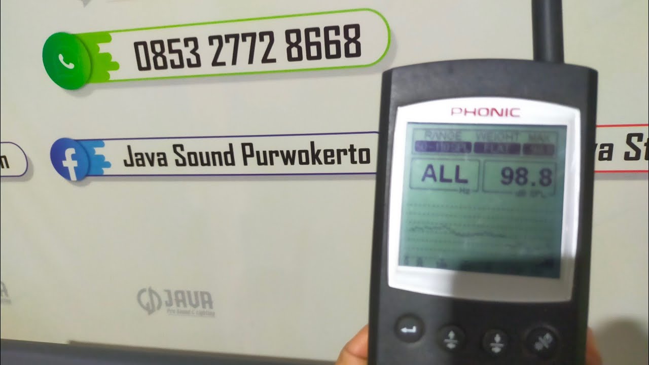 Phonic Personal Audio Assistant PAA3 RTA Real Time Analyzer, Pengukuran SPL, Check Phase dll👍👍👍