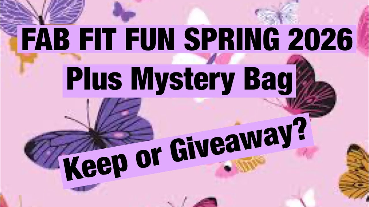 FAB FIT FUN SPRING 2026 Plus Mystery Bag