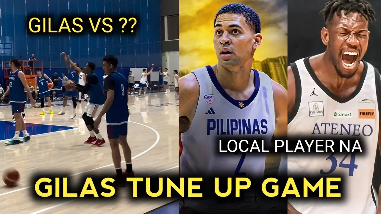 MIKE PHILLIPS LOCAL PLAYER NA KUAME LOCAL NARIN ? AT GILAS MAY TUNE UP GAME