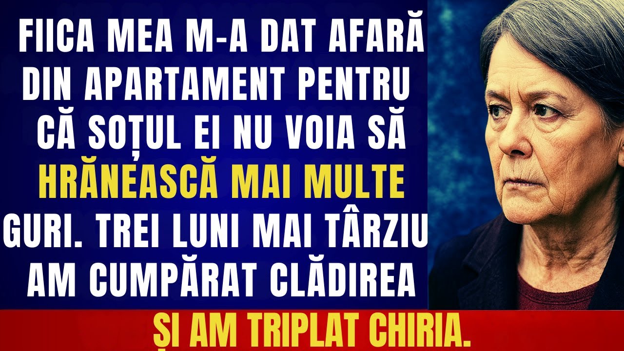 Propria mea FIICĂ m-a dat afară din casă, dar viața și-a luat RĂZBUNAREA: acum dețin clădirea.