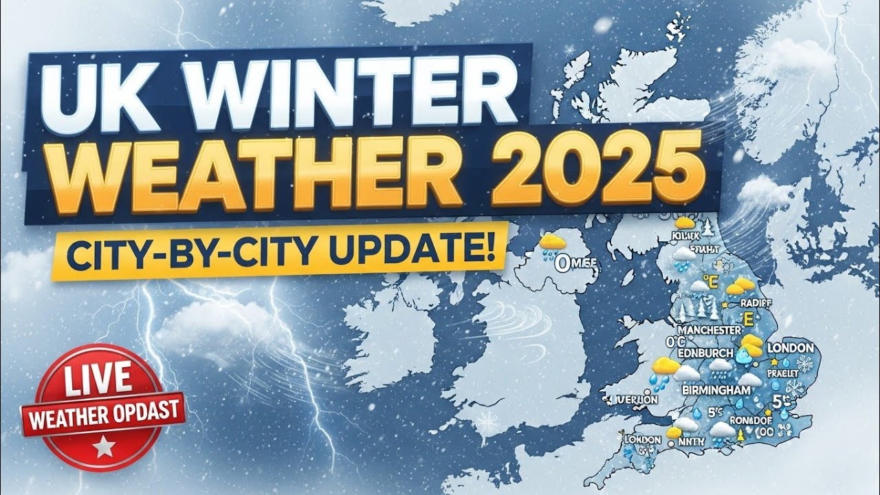 Зимняя погода в Великобритании 2025: обновление по городам!