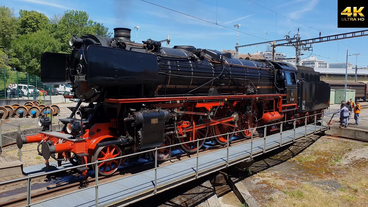 Pacific 01 202 et 141r568 à Genève - 08 juin 2019