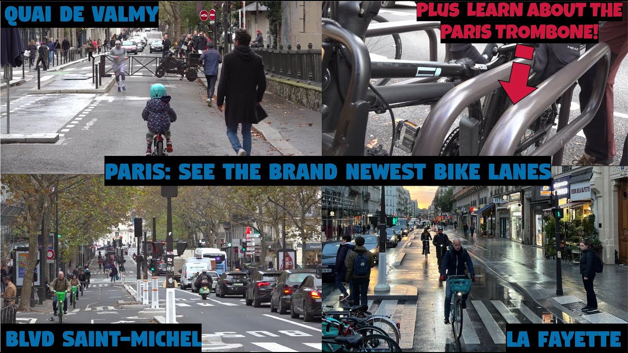 See Many of Paris' Newest Bike Lanes (And a Whole Lot More!)