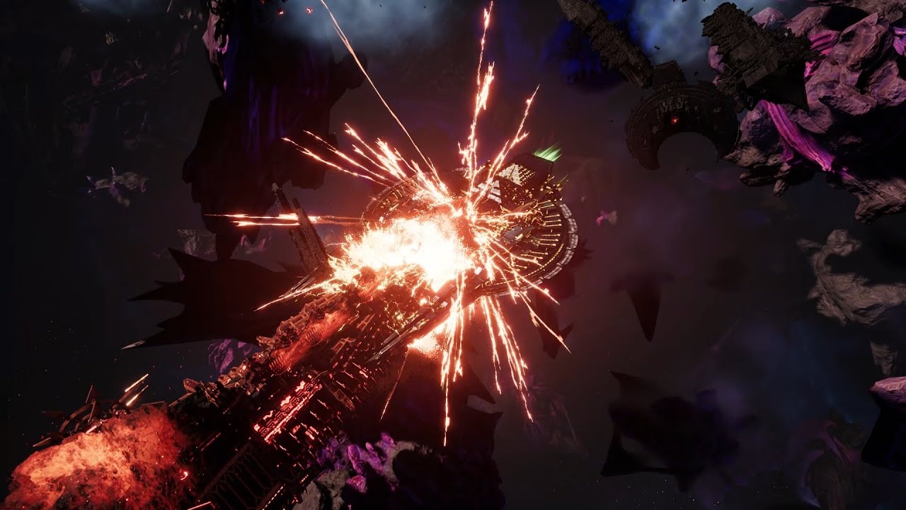 Skalgrim Mod - Nyadra'zathas - Necrons vs Chaos - Battlefleet Gothic Armada 2