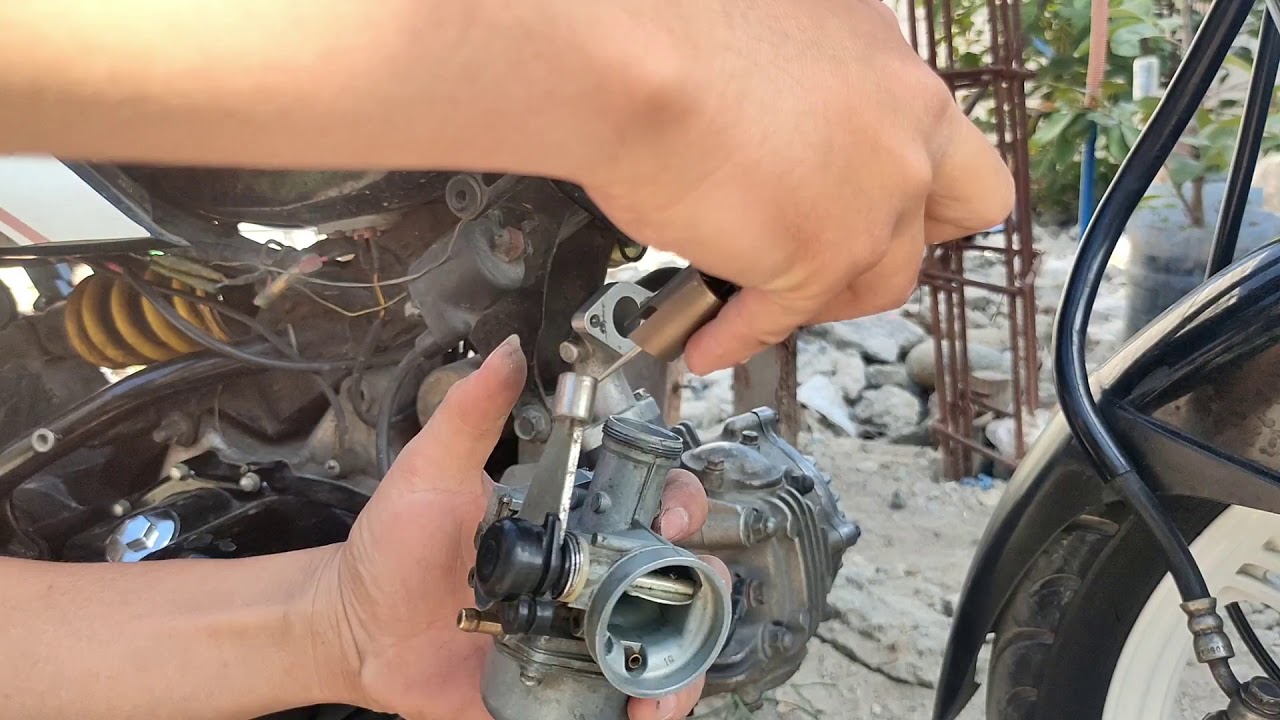 TMX 155 carb installed to Kawasaki Fury 125