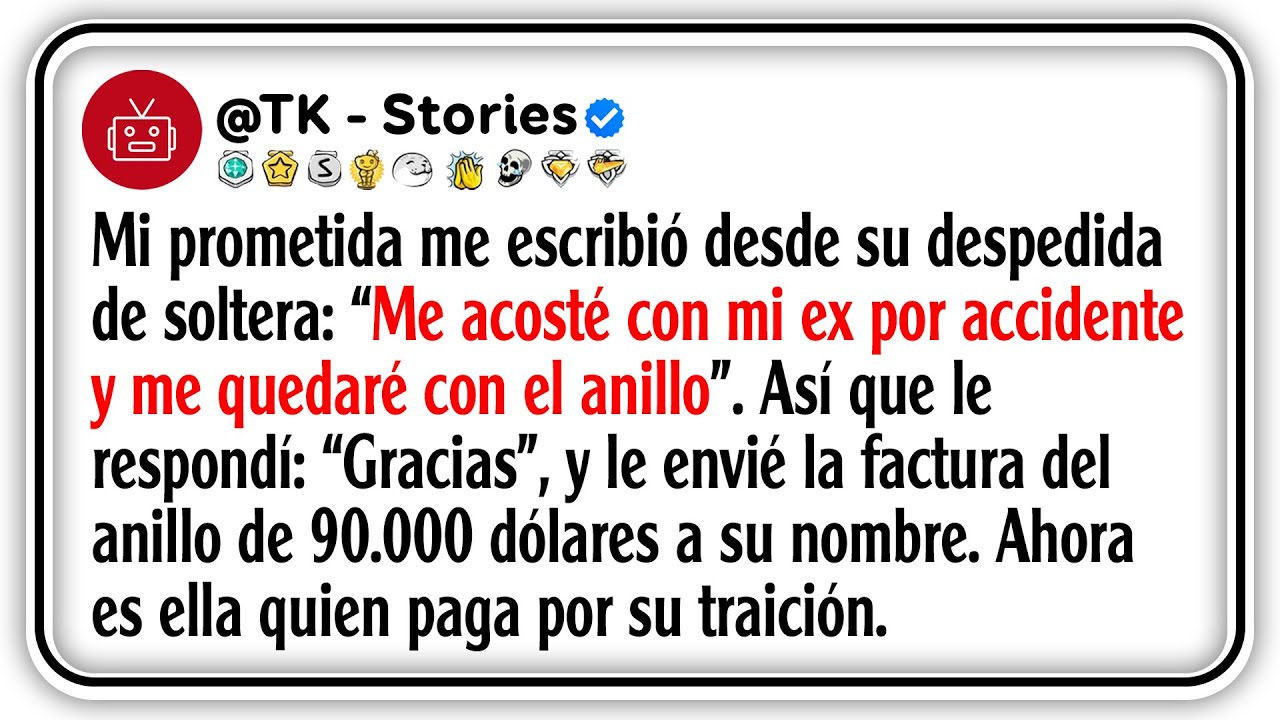 Mi prometida me escribió desde su despedida de soltera: “Me acosté con mi ex por accidente y me...