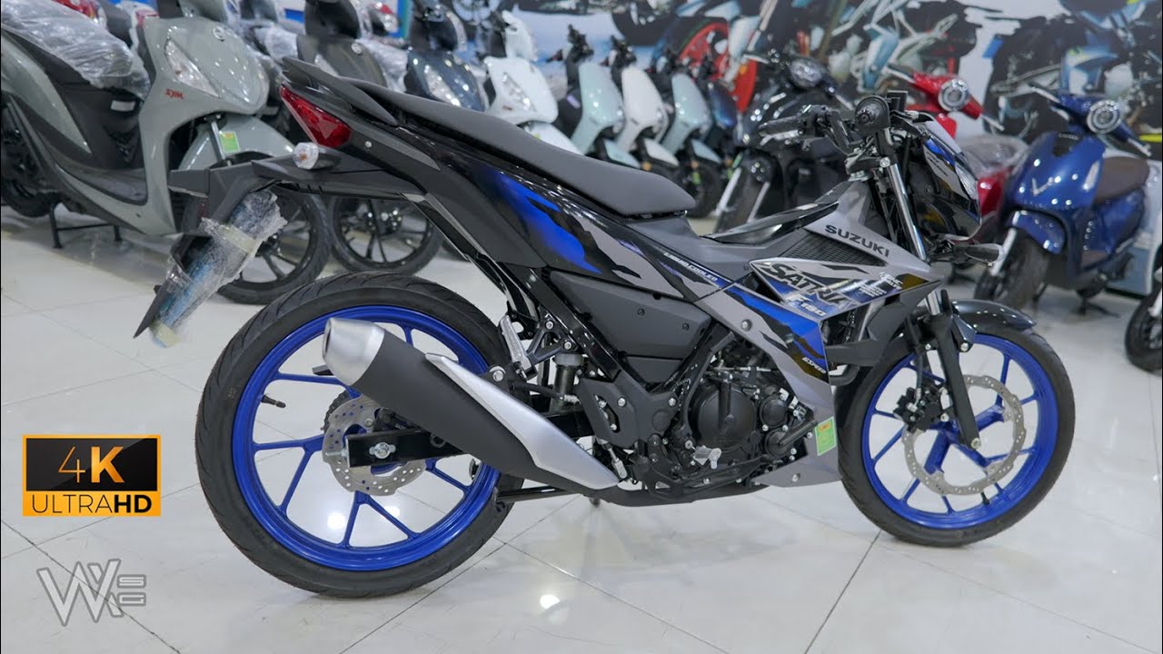 2025 Suzuki SATRIA F150 X&aacute;m Xanh Dương / Nhập Ch&iacute;nh H&atilde;ng -WALKAROUND