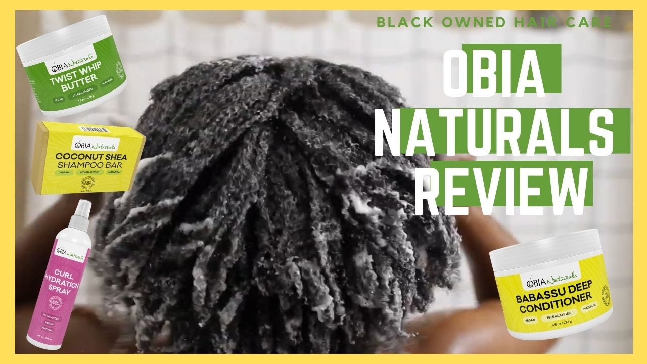 BLACK OWNED HAIR CARE! OBIA NATURALS DEMO & REVIEW ON TYPE 4 HAIR | KandidKinks