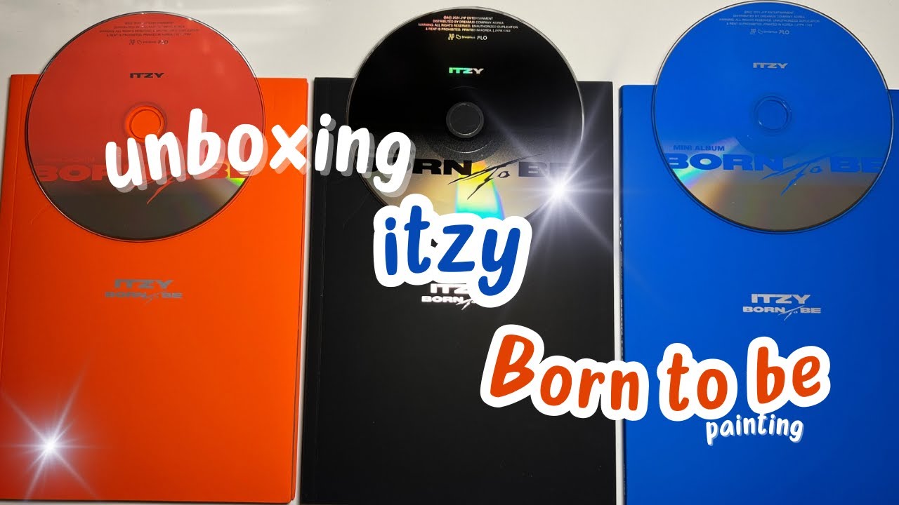 unboxing itzy born to be (standard versions) album