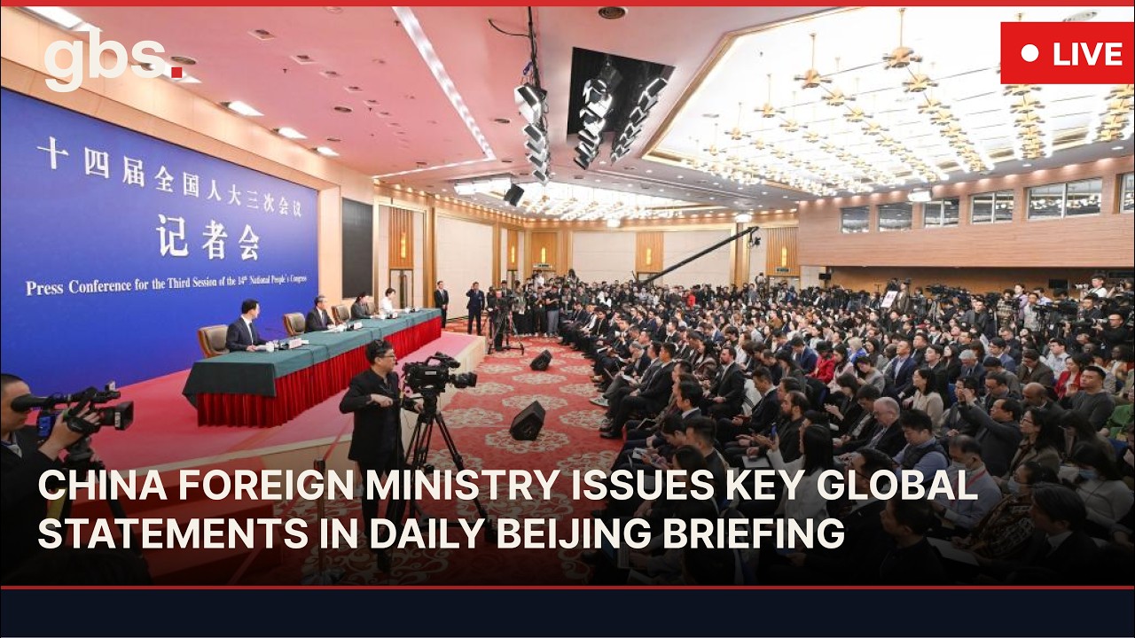 🔴LIVE: &ldquo;Global Tensions Addressed&rdquo; Beijing Delivers Key Statement at Press Conference | AC1W
