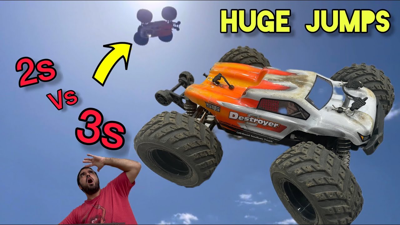 Самая прочная радиоуправляемая машинка с тремя двигателями — Big Ramp! Что может случиться? HBX 1...
