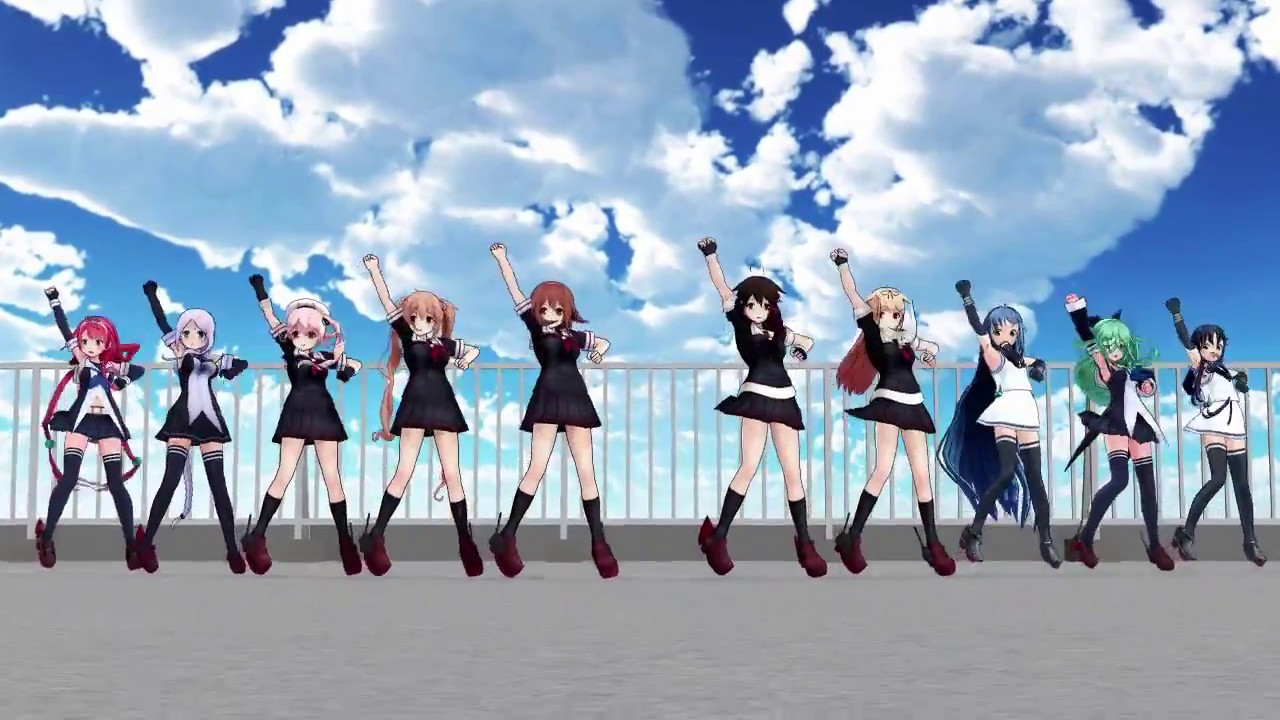 【MMD艦これ】白露型で「有頂天ビバーチェ」
