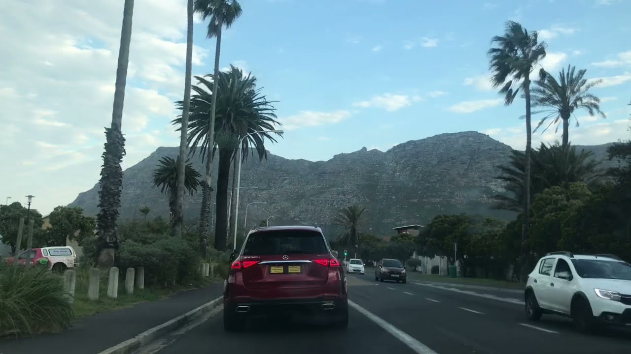 Driving in Cape Town - South Africa - West Lake to Muizenberg