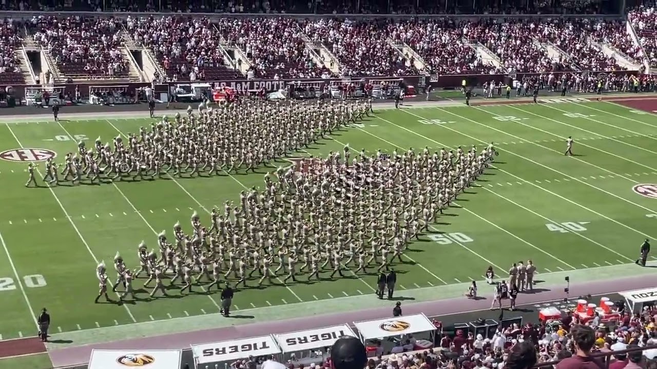 Fightin’ Texas Aggie Band Halftime Drill vs University of Missouri- 10/02/24