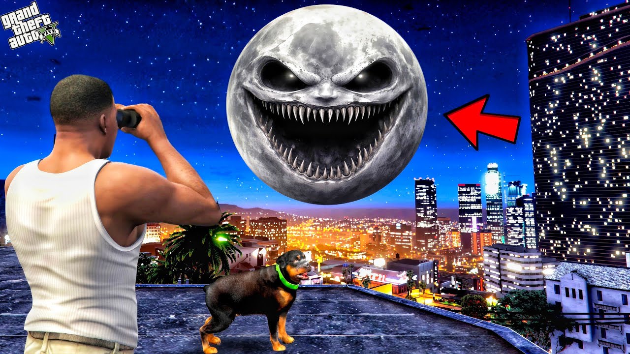 Franklin Found Strange Moon Near Los Santos || REZZED 