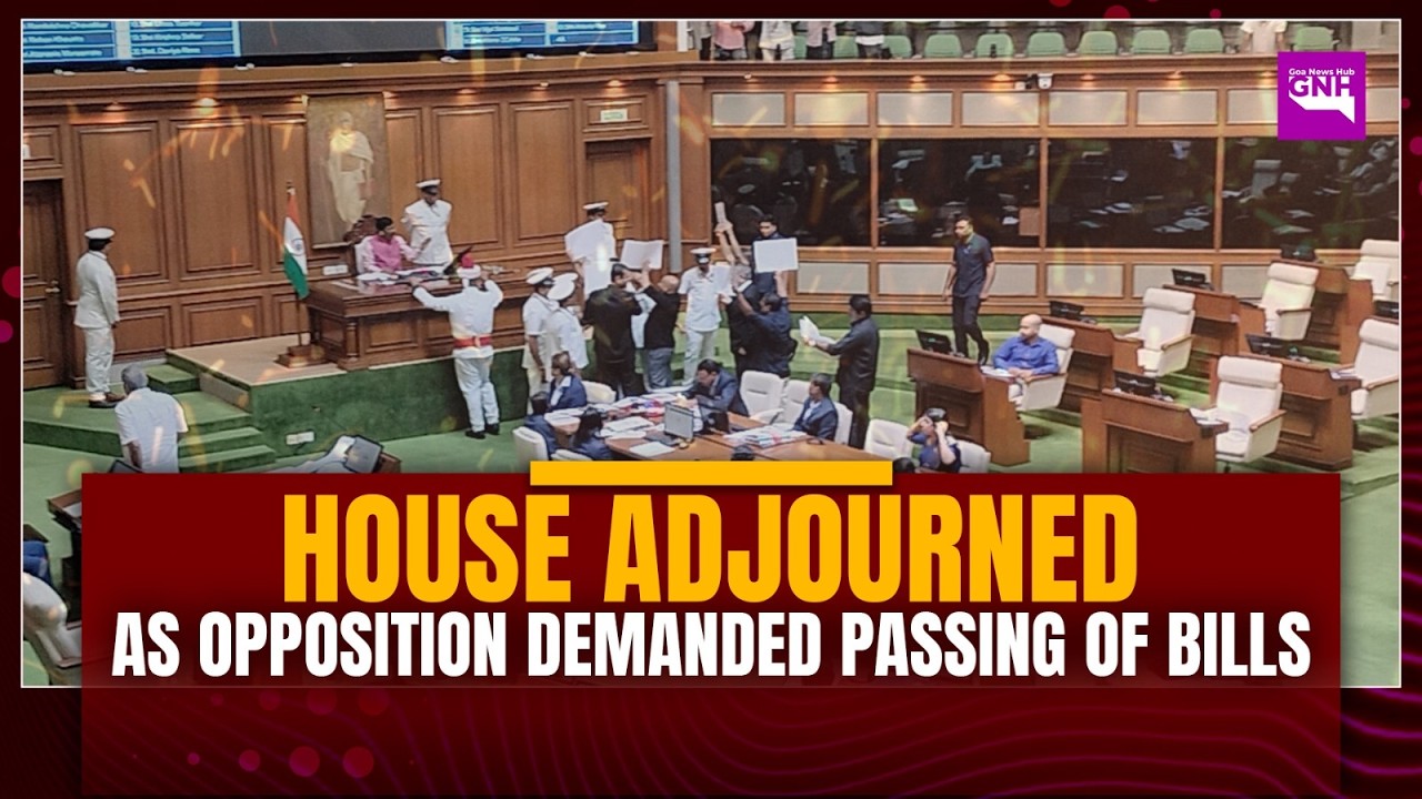 House adjourned as Opposition demanded passing of Bills