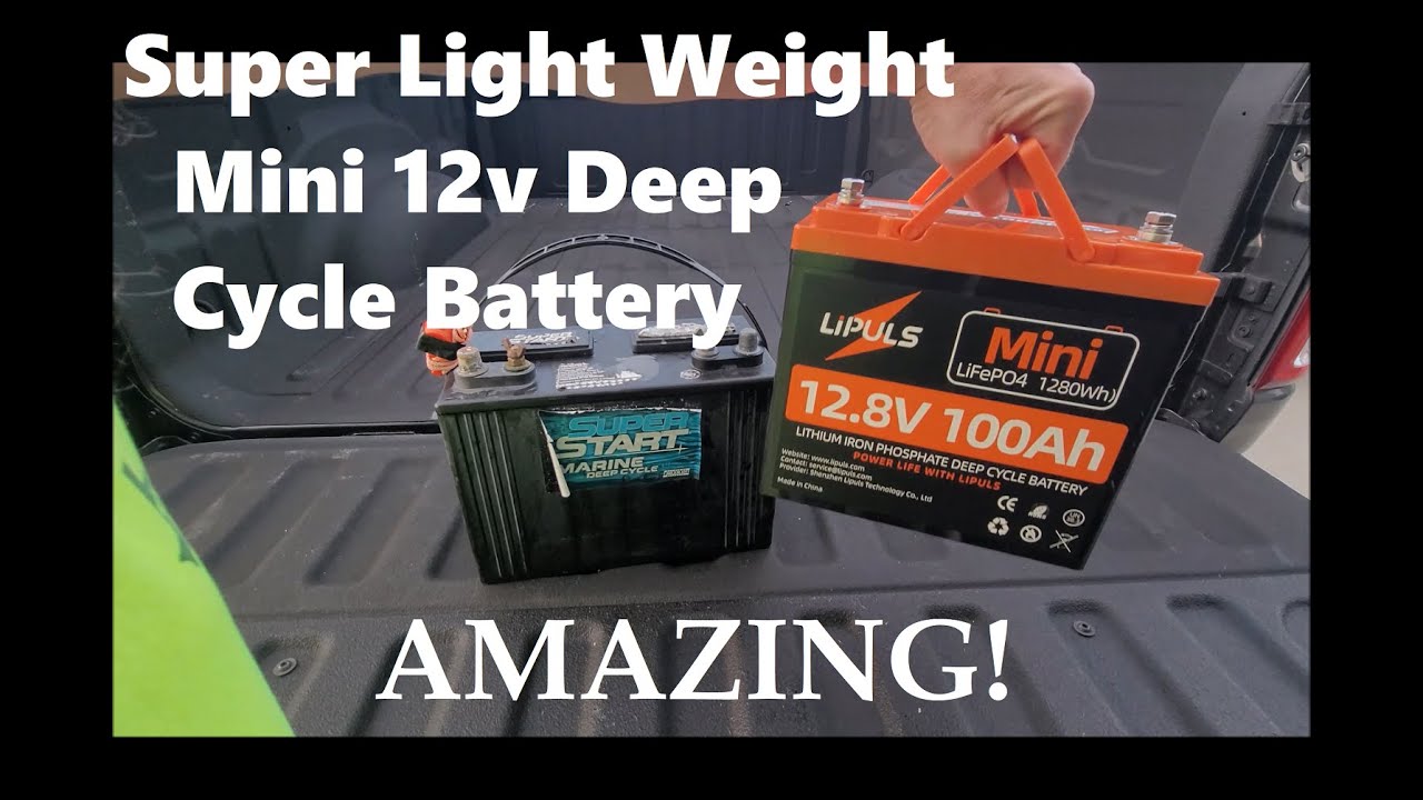 Mini 12v Lithium Deep Cycle Battery From LiPULS - Amazon Product Review
