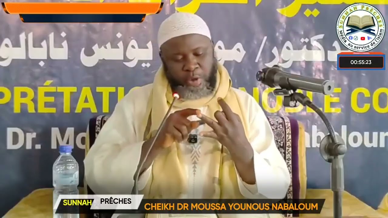 Tafsire Dr Moussa Younous NABALOUM. Assis N° [466] Sourate 34 Sabaa Verset 40 a 45 le 17 01 2026