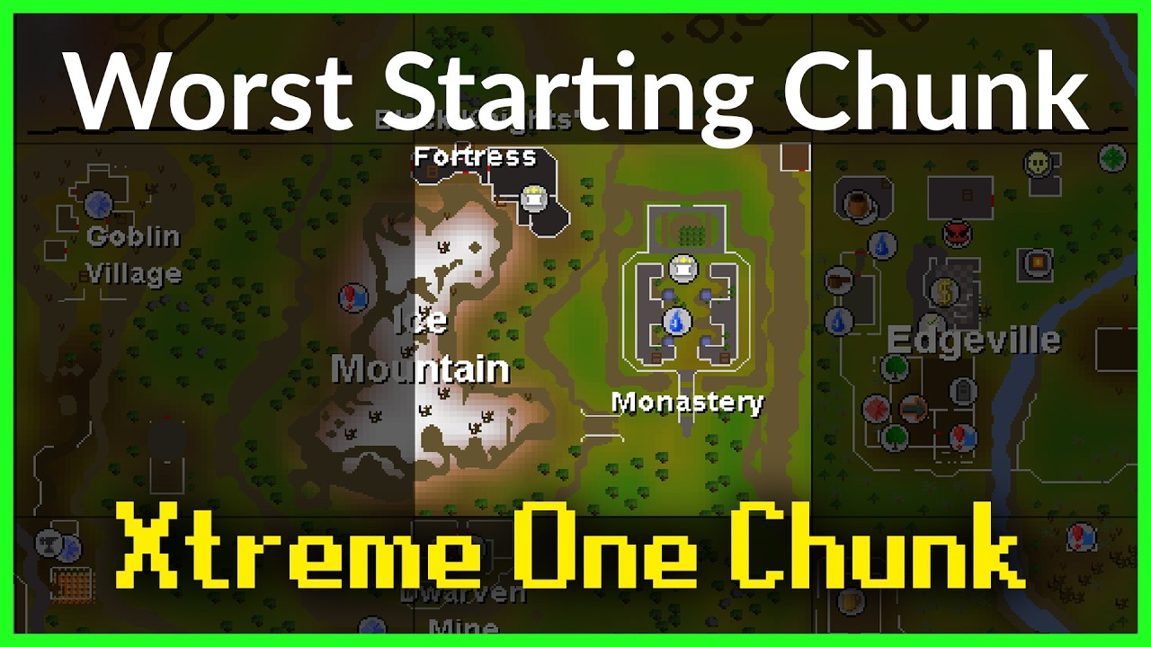 I Need To Get 99 Prayer Without Ever Leaving The Monastery - Xtreme One Chunk Ironman Episode 1