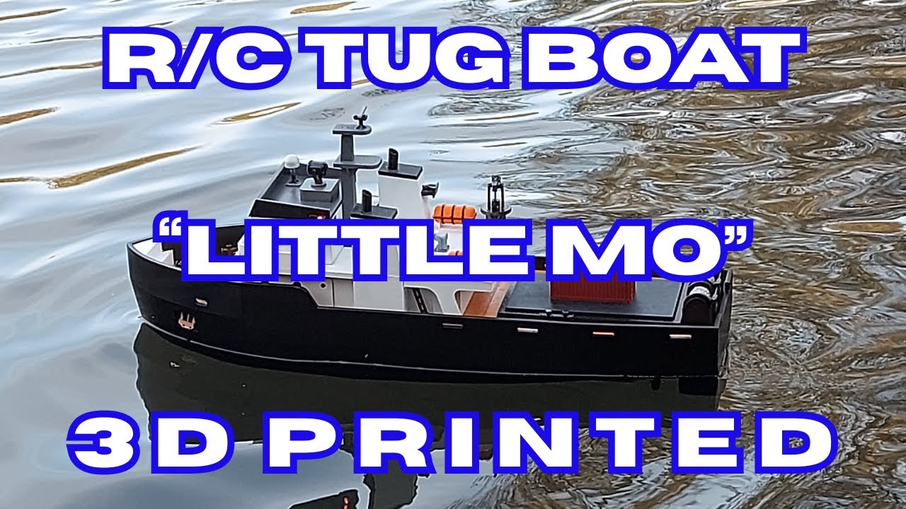 3D Printed R/C Tug Boat 