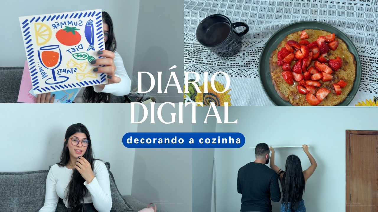 VLOG| Um dia comigo e decorando minha cozinha