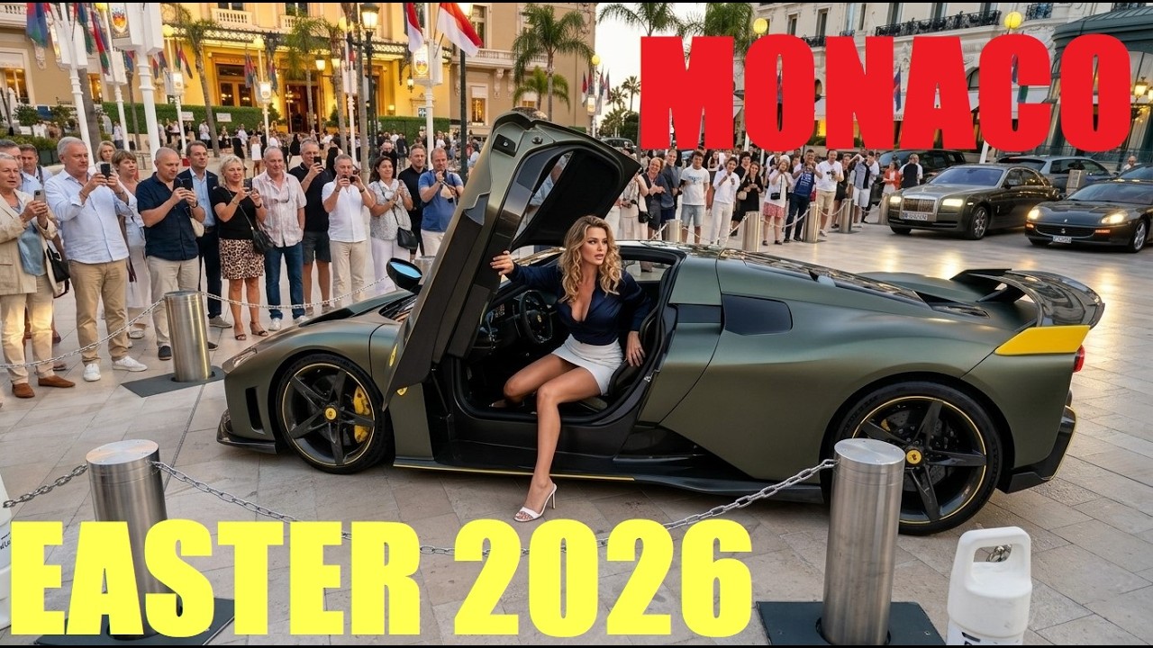 INSANE SUPERCARS ON EASTER WEEKEND 2026 AT MONACO | 2 NEW FERRARI F80 #monaco #supercars #viral #fyp