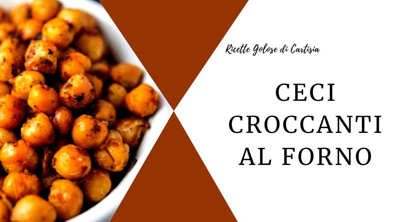 CECI CROCCANTI AL FORNO    Ricetta economica facile e veloce