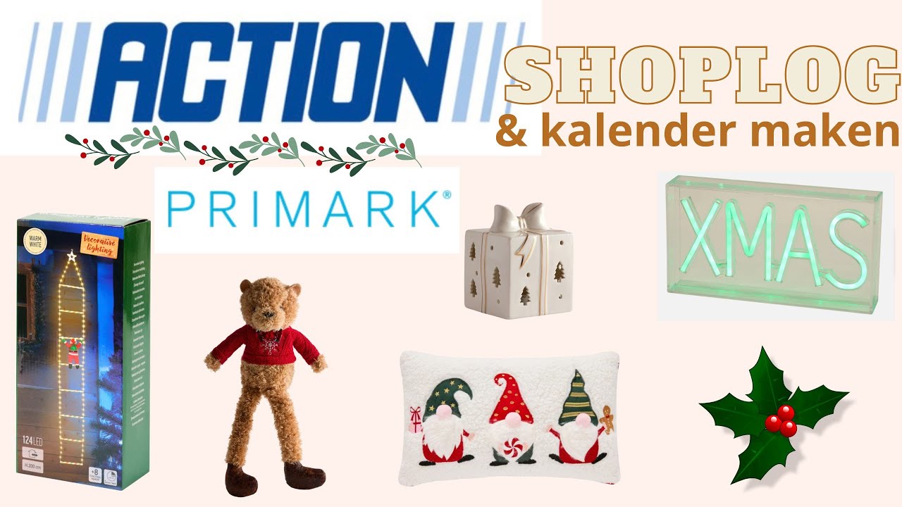 Action shoplog, Primark & kalender maken