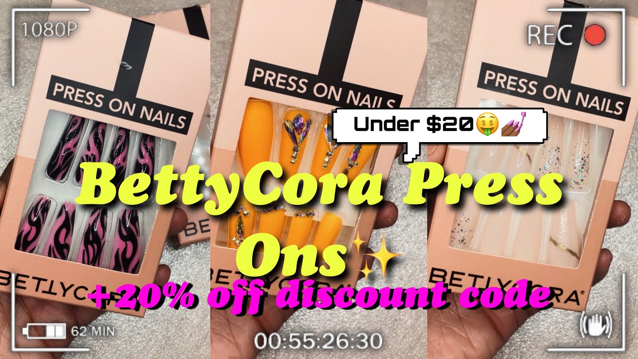 Watch Me Work✨BETTYCORA Press On Nails💅🏾✨| DIY | Affordable & Quick nail ideas✨ | 111NAILS