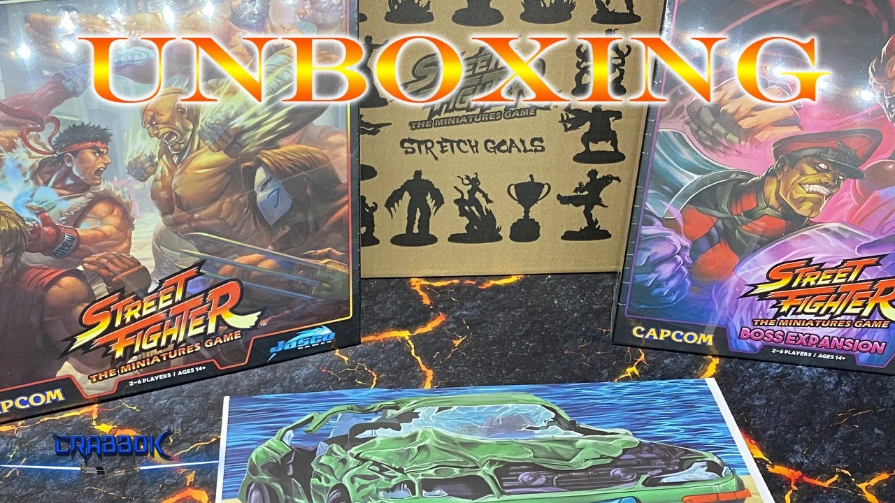 Street Fighter : The Miniatures Game - Unboxing