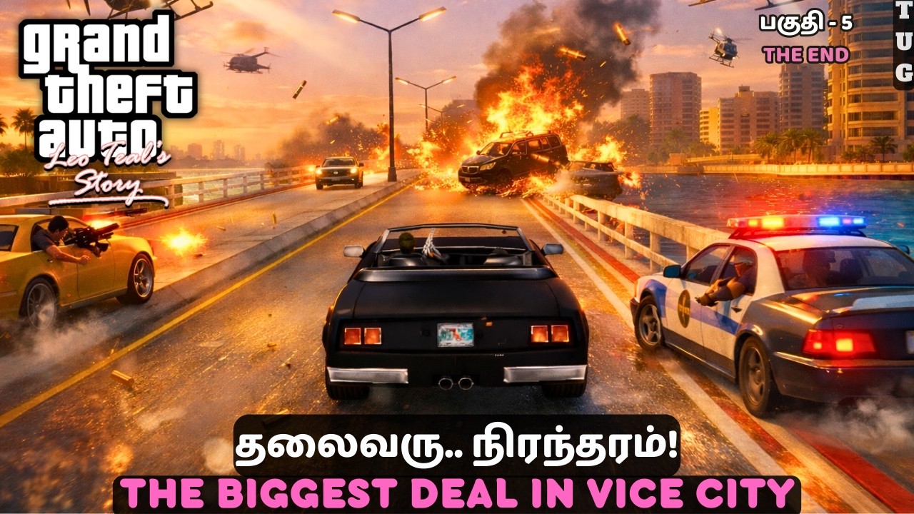 Vice City's Biggest Deal Just Exploded!🔥| GTA Leo Teal's Story | Tamil Gameplay | Part 5