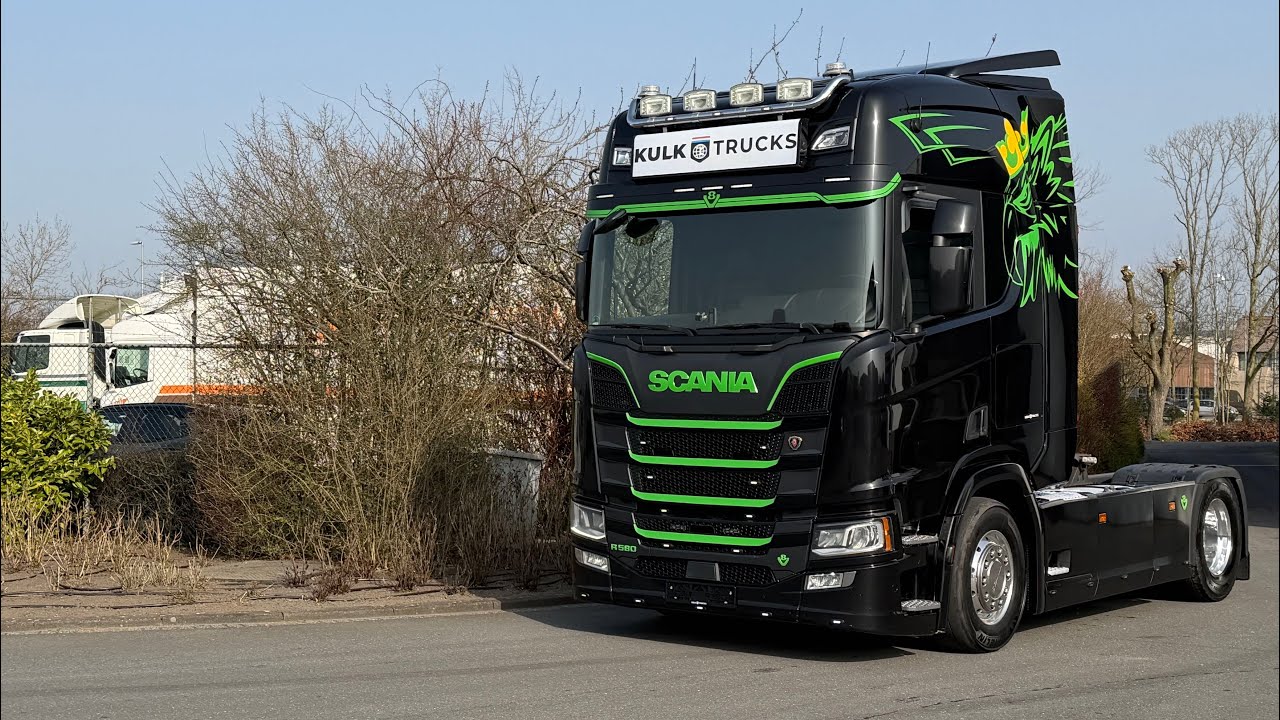 SCANIA R 580 - RETARDER - NIGHT A/C - HYDRAULIC - LEATHER - DE - 2017