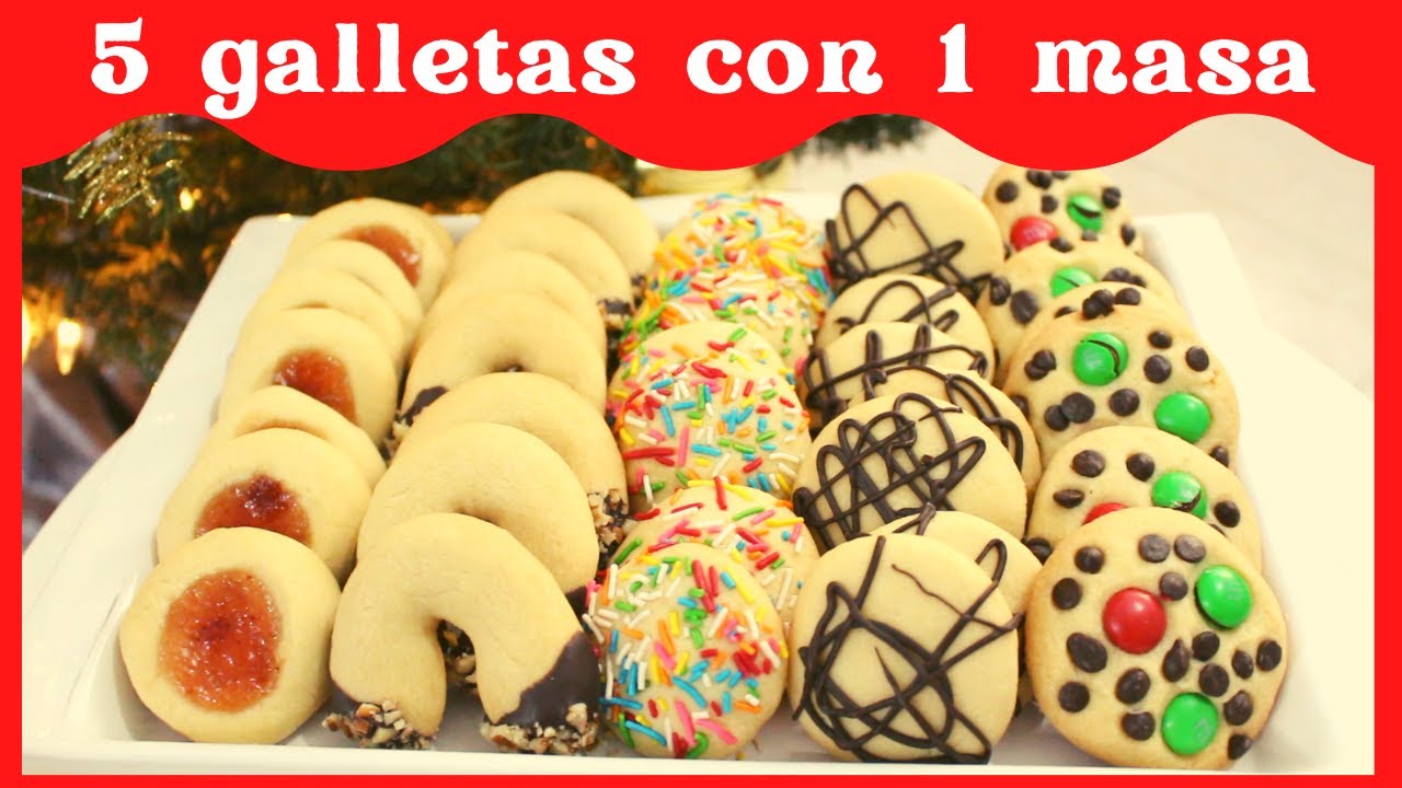 IDEA DE NEGOCIO!! 5 tipos de galleta con 1 sola masa