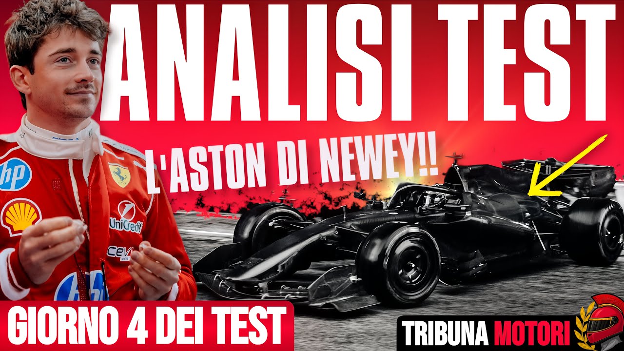 🔥TEST BARCELLONA GIORNO 4: L'ASTON MARTIN DI NEWEY SI FA VEDERE! FERRARI TOP CONSISTENZA