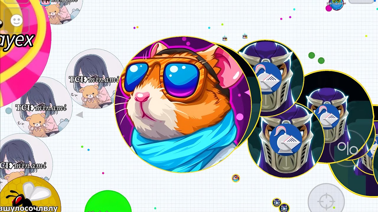 ДУЭТ ПРОТИВ КЛАНА (AGARIO MOBILE)