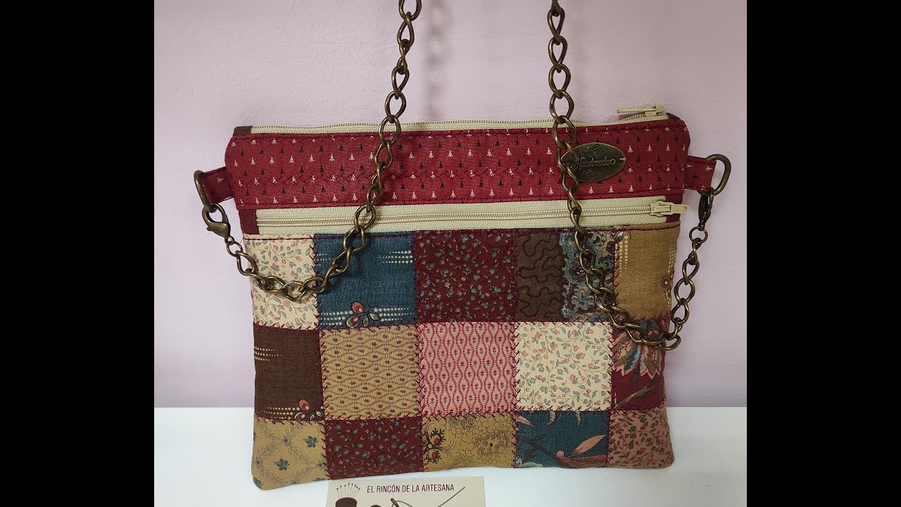 PATCHWORK BOLSO BANDOLERA MARIPAS