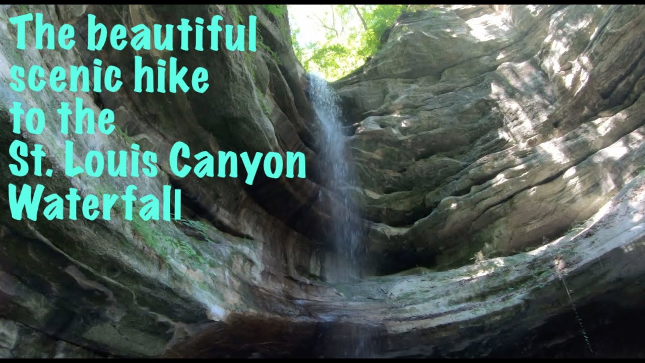 Beautiful St  Louis Canyon Starved Rock #waterfall #camping