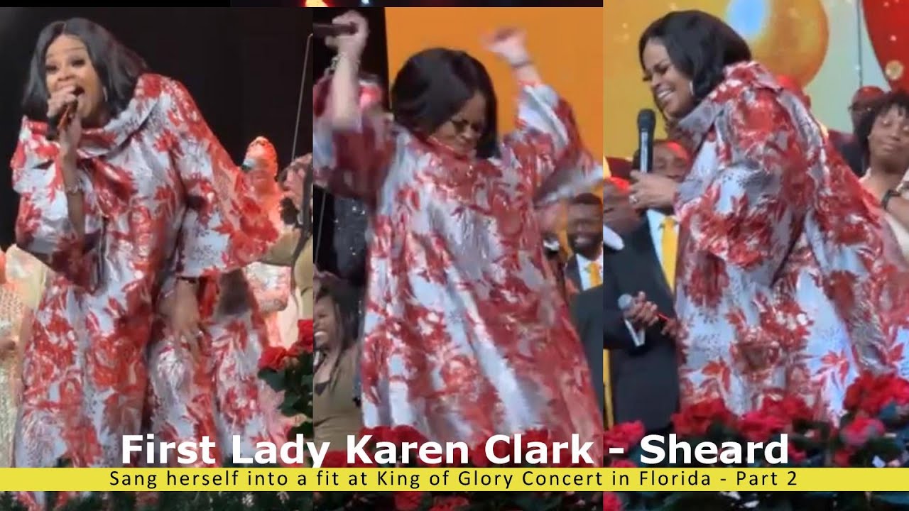 Karen Clark worship medley turns into a praise break  in Florida - part 2