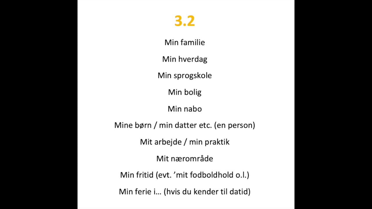 Gode emner til modultest på danskuddannelse 3 (DU3)
