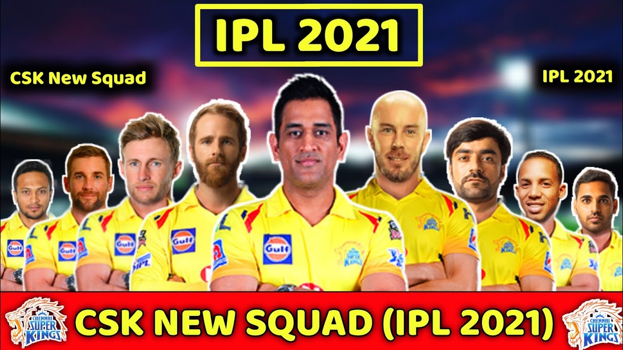 IPL 2021 - CSK New Squad For The IPL 2021 | CSK Retain Players List for The IPL 2021 Mega Auction